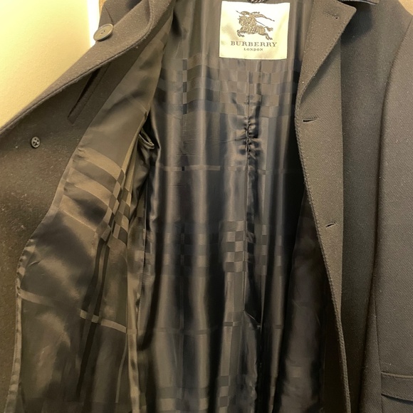 Men Burberry Wool Coat size 56 - Picture 2 of 5